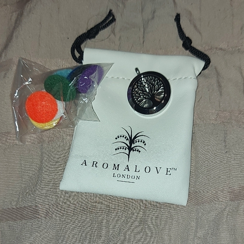 Silver Tree of Life Aromatherapy Pendant